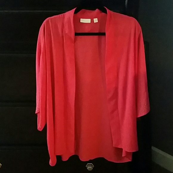 NY&CO Coral kimono with embellishment on sleeves