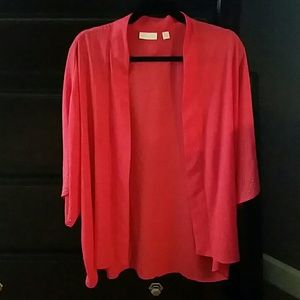 NY&CO Coral kimono with embellishment on sleeves