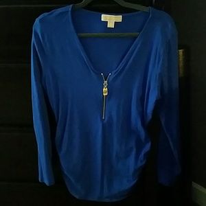 Michael kors quarter zip top, never worn