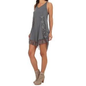 Free people eyelash lace slip