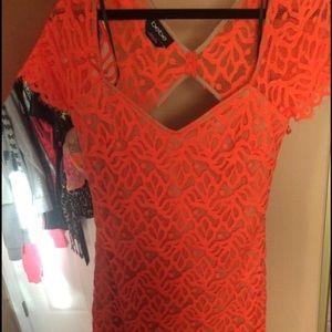 Bebe lace dress