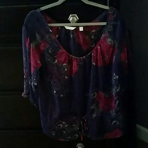Flowy blouse from NY&CO with tie near bottom