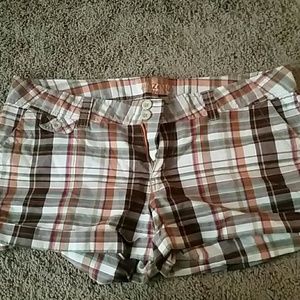 Arizona jean company plaid shorts, worn few times