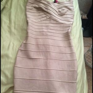 Hotmiami styles strapless bandage dress