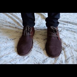 Mens Zara suede shoes
