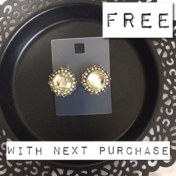 Old Navy Jewelry - SOLD.  fancy gem earrings.