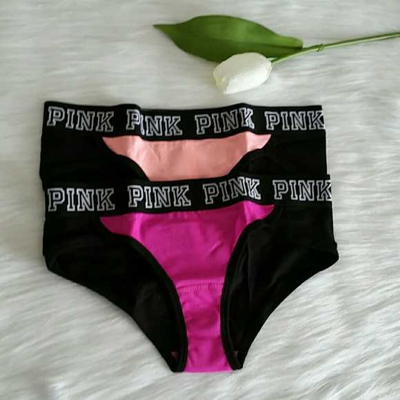 LAST. 2 NEW WITH TAG PINK VS LOGO PANTY. - Picture 2 of 4