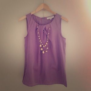 LOFT sleeveless blouse