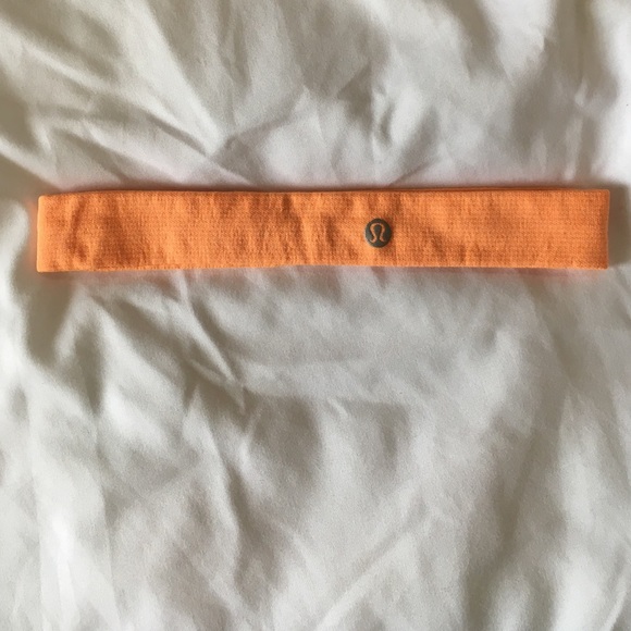Orange lululemon headband