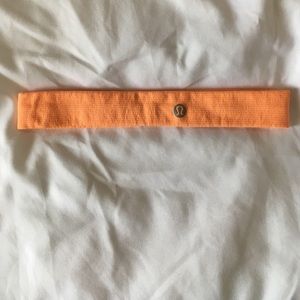 Orange lululemon headband