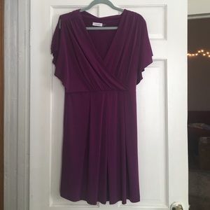 Calvin Klein split-sleeve dress, size 10