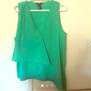 H&M green blouse (size 10)