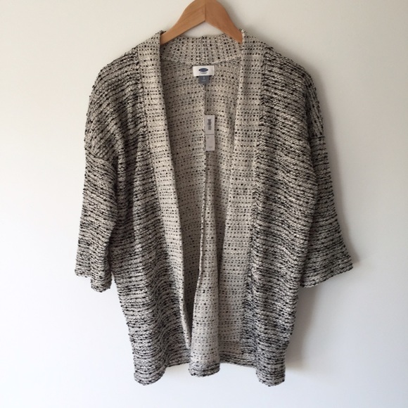 open slub cardigan. - Picture 2 of 4