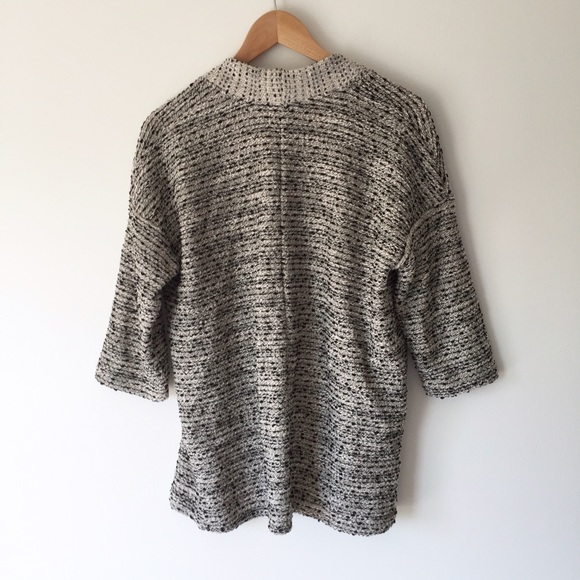 open slub cardigan. - Picture 3 of 4