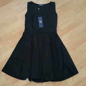 White Mark Black skater dress