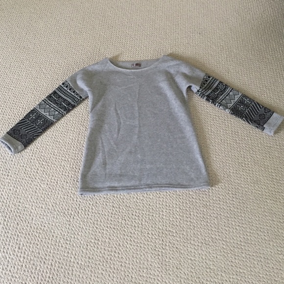 Soft gray sweatshirt