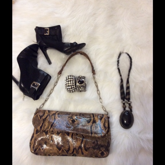 CECCONI P. Snake Shoulder Bag