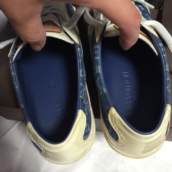 Louis Vuitton Monogram Denim sneaker - Picture 3 of 4