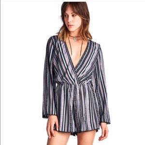 Chiffon Romper with open back