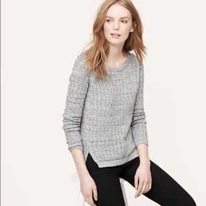 Loft Petite Split Hem Sweater Size XSP; NWT