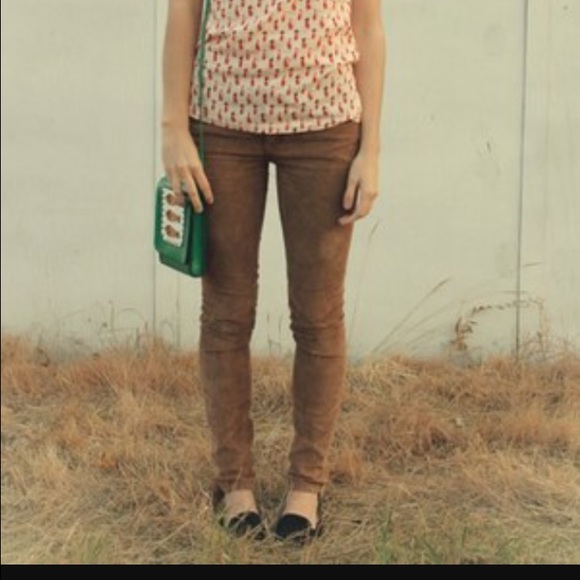 Nwt Free people tan cords size 25