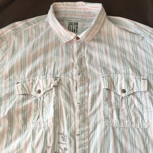 Calvin Klein XL Men's button down shirt