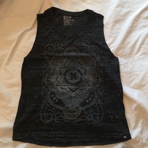muscle tee with aztec design