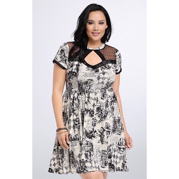 Torrid Alice in Wonderland Dress