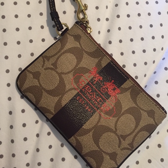Authentic Coach Wristlet
