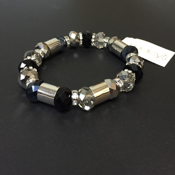 Stretch faux crystal bracelet