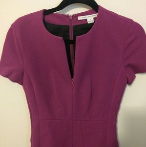 Diane Von Ferstenberg sheath dress purple
