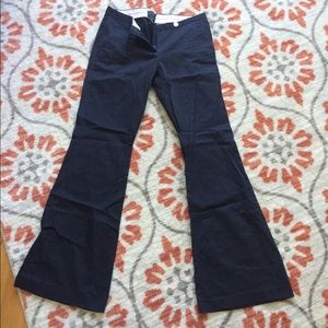 flare leg black dress pants