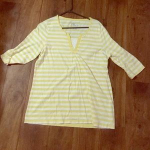 Cute striped 3/4 sleeve