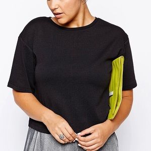 Asos Curve Crop Boxy T-shirt