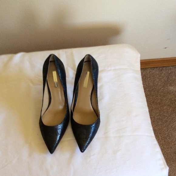 Low Price!!!! Blue High Heel Glitter Pumps!!!