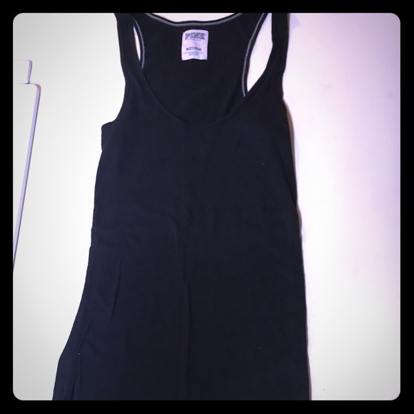 PINK- Black Tank Top from Victoria's Secret!!