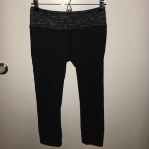 Cropped lululemon pants