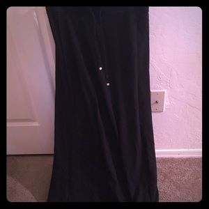 Victoria's Secret- Black Long Cotton Skirt w/tie!!