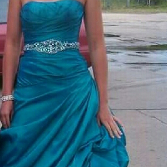 Turquoise dress