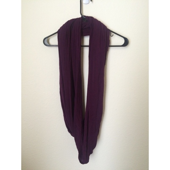 Plum infinity scarf