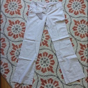 forever 21 linen flare leg pants