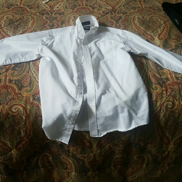 A white button down shirt