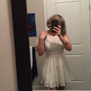 Free People Crochet Detail Dress