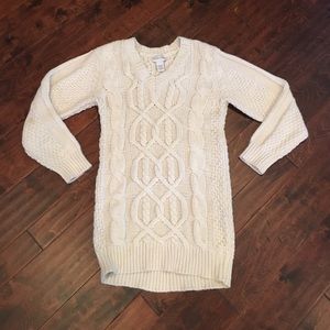 Cream cable knit sweater