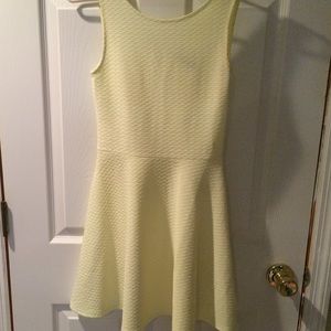 Pale yellow dress