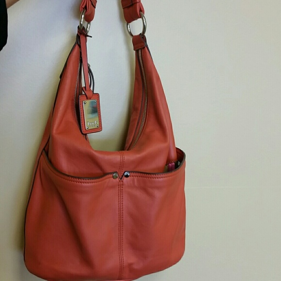 Tignanello orange bag