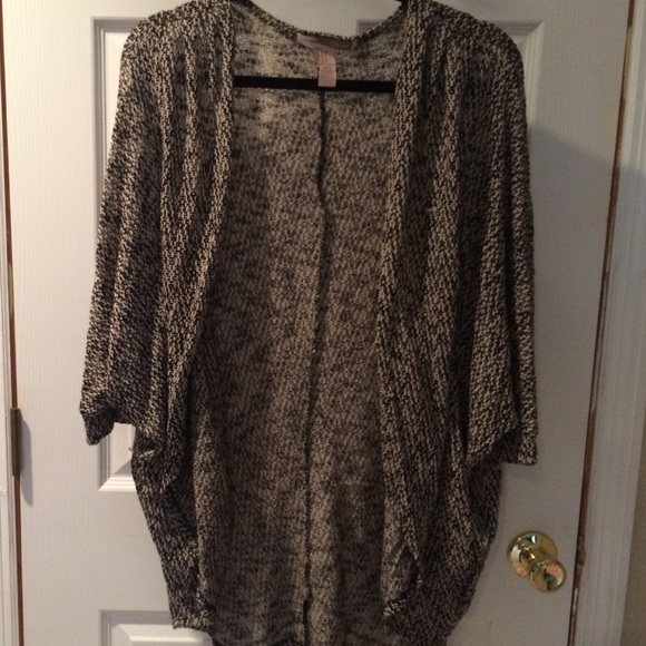 Off white and black sweater