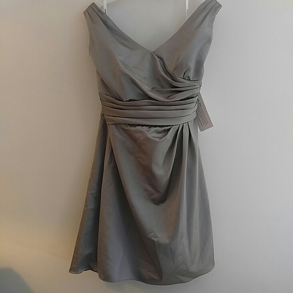 Silver grey formal dress