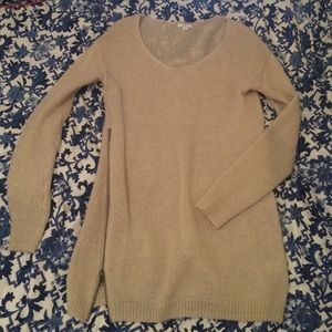 Sweater with side zipper