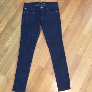 Express Dark Blue Stella Low Rise Jean sz 4s